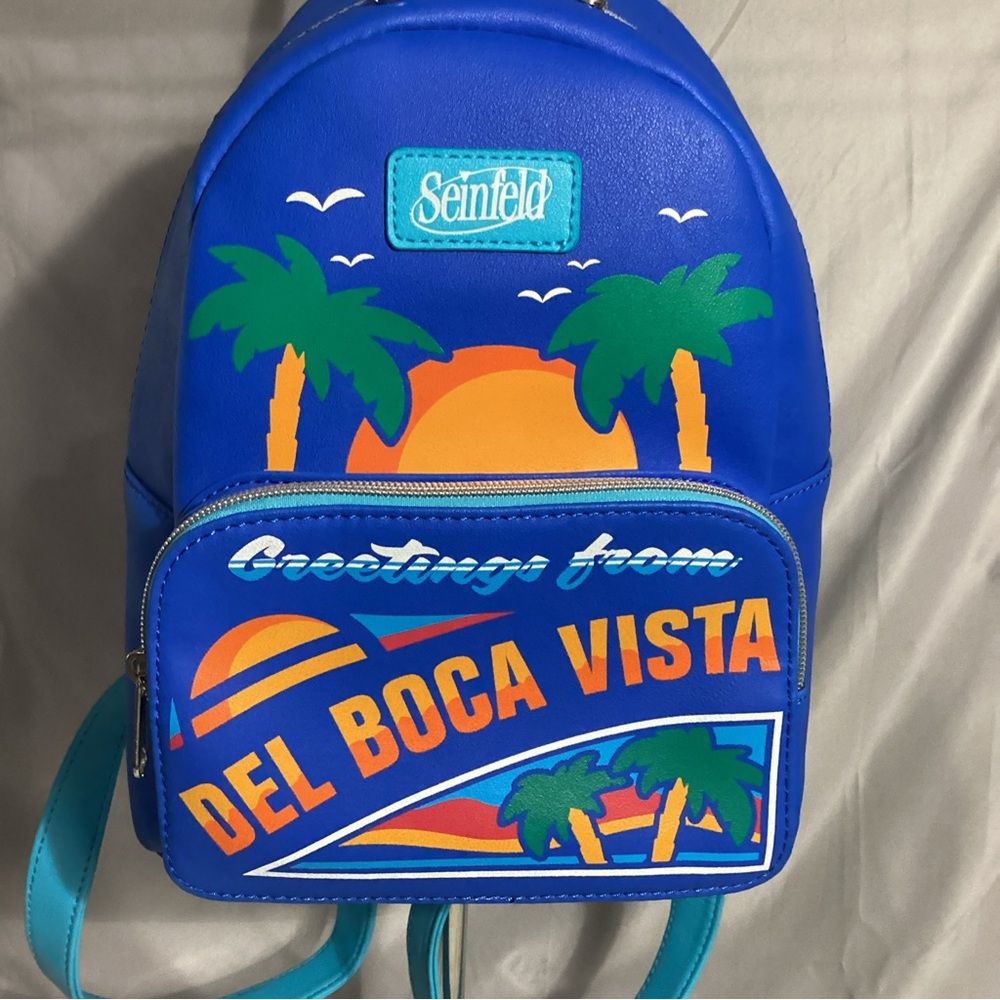 FUNKO Seinfeld Greetings from Bel Boca Vista Mini Backpack LIKE NEW - Picture 2 of 12